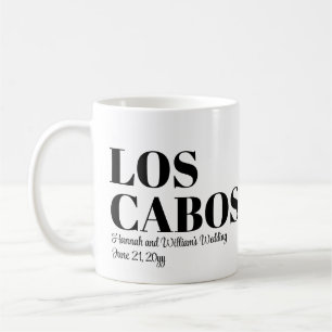 Caneca De Café Casamento de Destino Personalizado Bem-vindo a Los