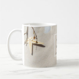 Caneca De Café Casamento de praia de verão com estrelas-do-mar