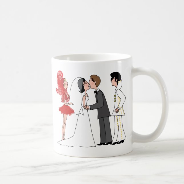 Caneca De Café Casamento de Vegas (Direita)