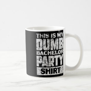 Caneca De Café Casamento do Noivo Masculino Esta é Minha Idiota D