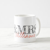 Casamento do Sr. & Sra. NAME Modern Typografia New