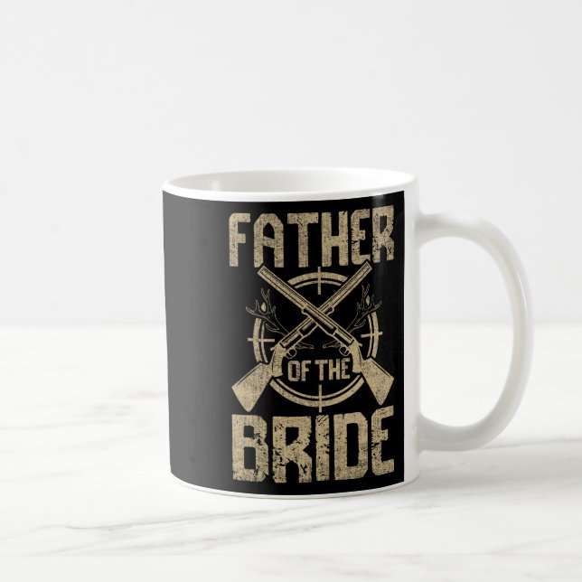 Caneca De Café Casamento Engraçado Pai Da Noiva Caça  (Direita)
