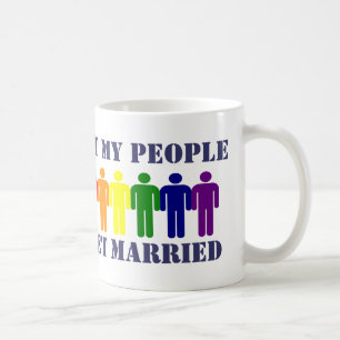 Caneca De Café Casamento gay e igualdade