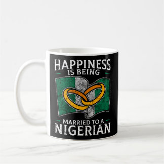 Caneca De Café Casamento nigeriano Nigéria Casamento Root Flag Ma