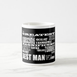 Caneca De Café Casamento Obrigado Homens De Melhor: Melhor Homem