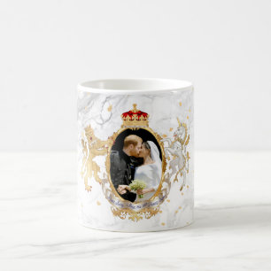 CANECA DE CAFÉ CASAMENTO REAL BEIJO, HARRY+MEGHAN