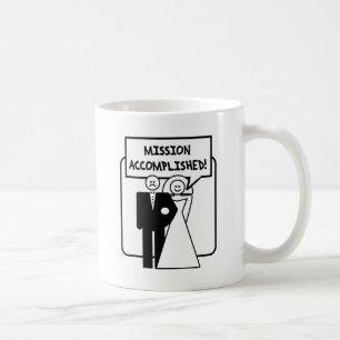 Caneca De Café Casamento realizado "missão"
