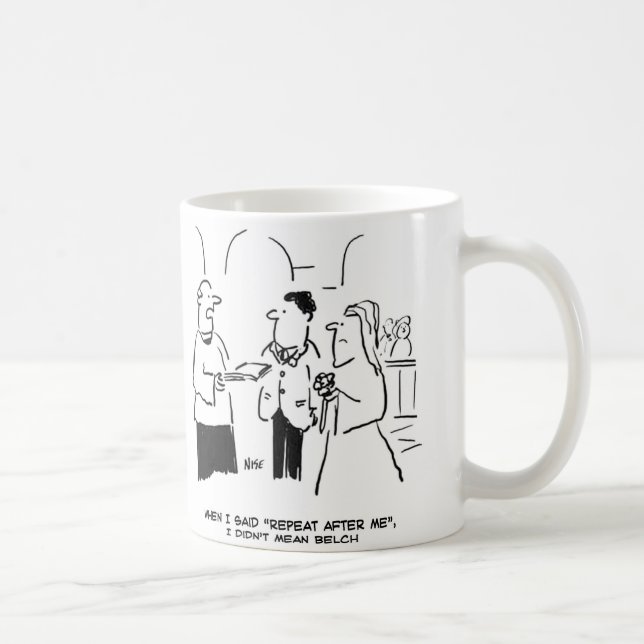 Caneca De Café Casamento - Repetir depois de mim (Direita)