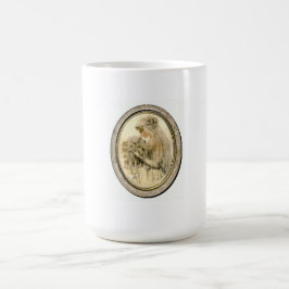 Caneca De Café Casamento vintage Victorian Bride Mug