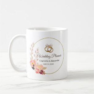 Caneca De Café Casamentos Dourados Legais Personalizados