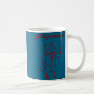 Caneca De Café Casando gato engraçado meowied noiva noivo manga l