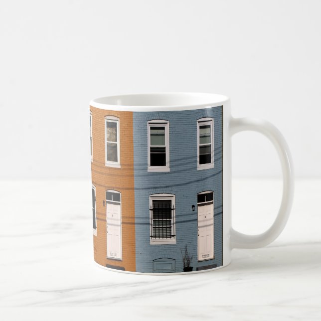 Caneca De Café Casas de fileira mim (Direita)