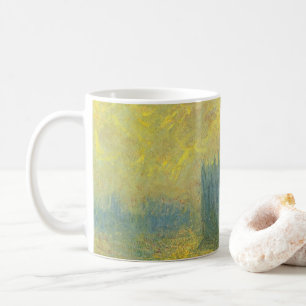 Caneca De Café Casas do Parlamento, Stormy Sky, por Claude Monet