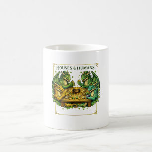 Caneca De Café Casas e Humanos engraçados de DnD para jogadores d