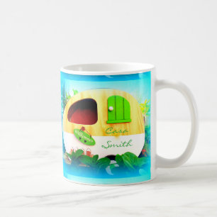 Caneca De Café casas minúsculas personalizadas