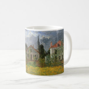 Caneca De Café Casas na Argentina por Claude Monet, Vintage Art