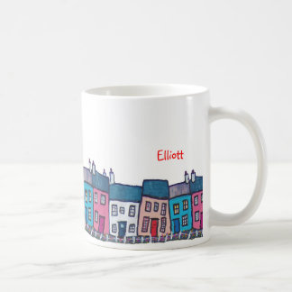 Caneca De Café Casas pequenas em um montanhês