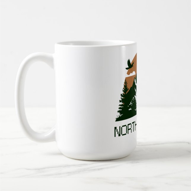 Caneca De Café Cascades do Norte - Washington (Esquerda)
