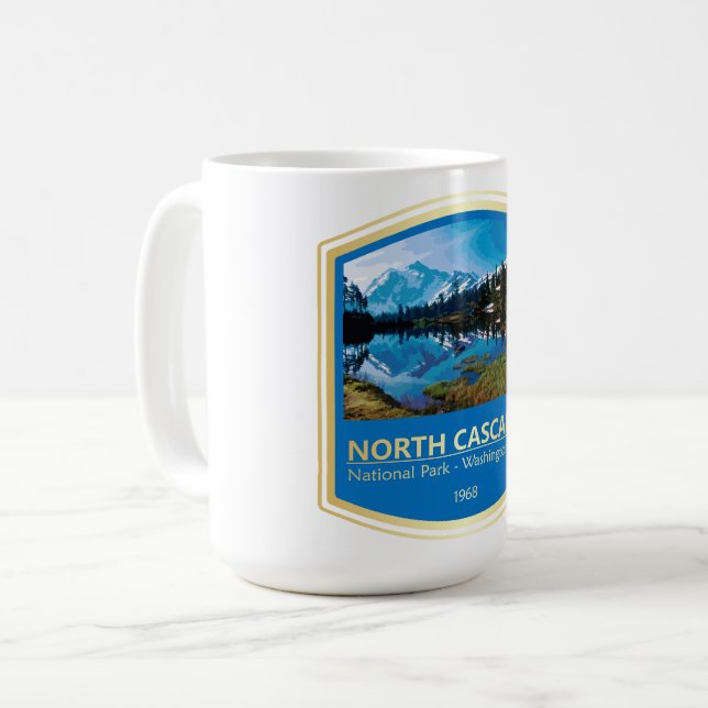 Caneca De Café Cascades Norte NP (PF1) (Frente Esquerda)