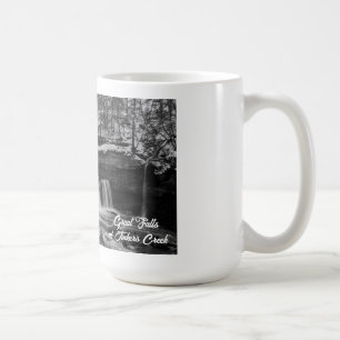 Caneca De Café Cascata de inverno nos Parques do Metro de Clevela