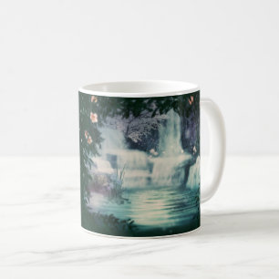 Caneca De Café Cascata de queda de água fantasia