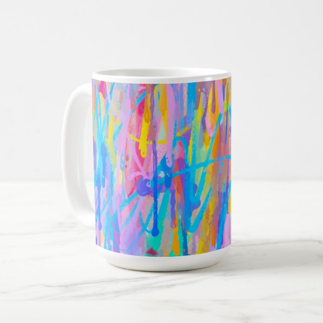 Caneca De Café Cascata vibrante (Frente Esquerda)