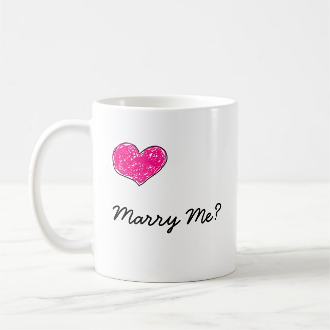 Caneca De Café Case-me? (Esquerda)
