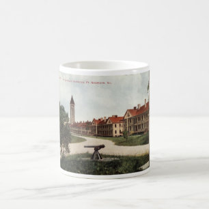 Caneca De Café Casernas Ft da infantaria & da cavalaria. Sheridan