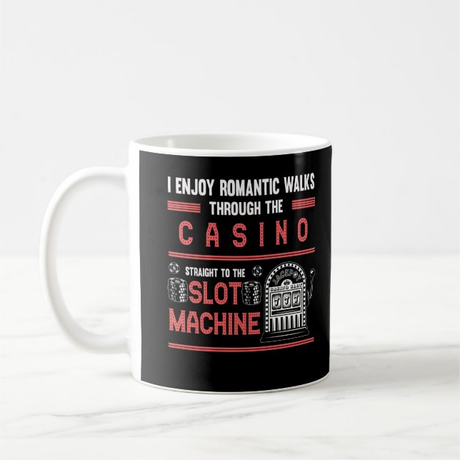 Caneca De Café Casino Lover - Slot Machine Sortuda (Esquerda)