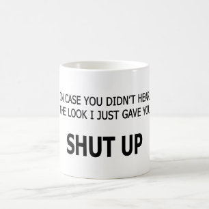 Caneca De Café Caso não tenha ouvido