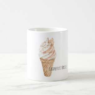 Caneca De Café Casquinha de Sorvete de Toranja