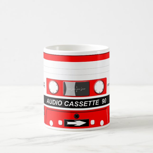 Caneca De Café Cassete de áudio (Centro)