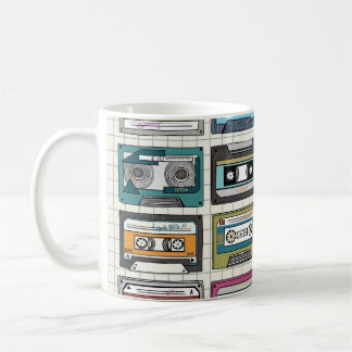 Caneca De Café Cassete de Música Retroativa: Ícone Nostálgico