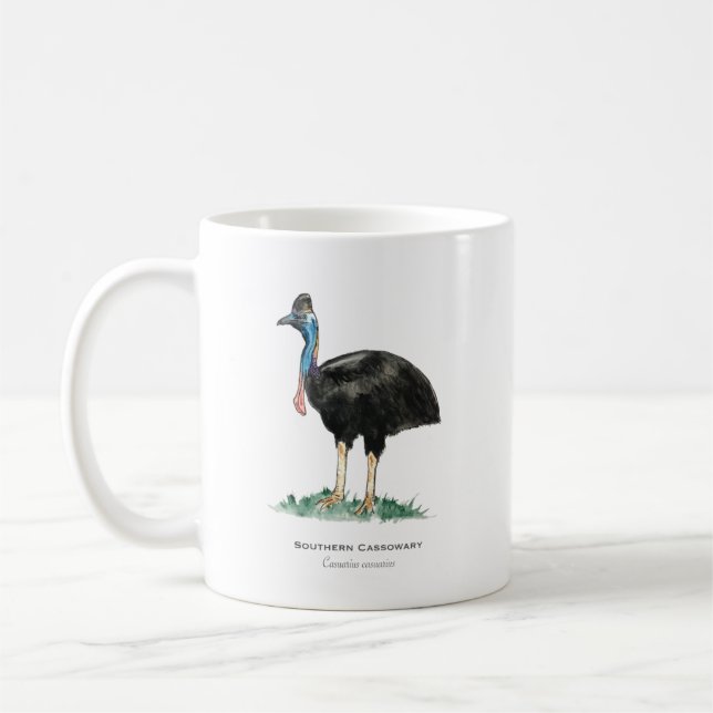 Caneca De Café Cassowary (Esquerda)