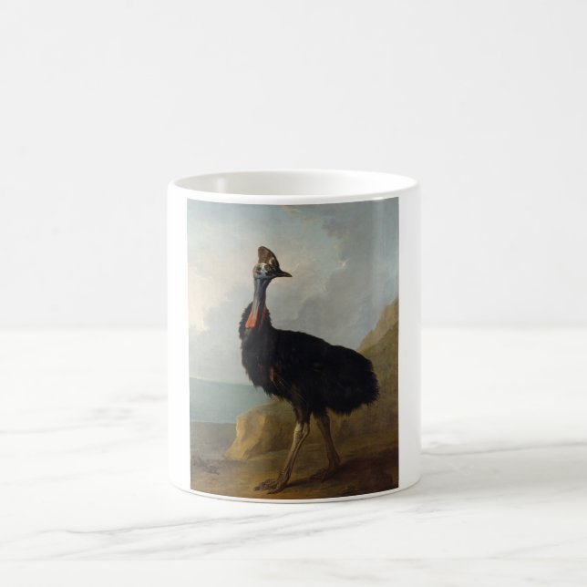 Caneca De Café Cassowary (Ave Australiana) (Arte Animal Selvagem) (Centro)