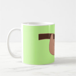 Caneca De Café Castanho Sorrindo Lama com Nariz Cardíaco