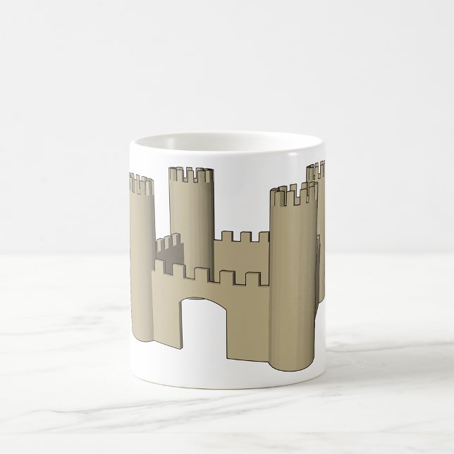 Caneca De Café Castelo Aberto (Criador carregado)