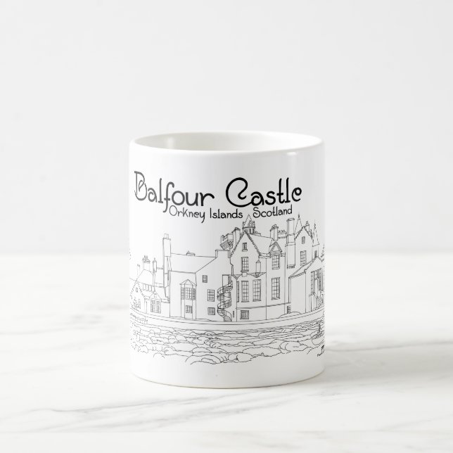 Caneca De Café Castelo Balfour Escócia (Centro)