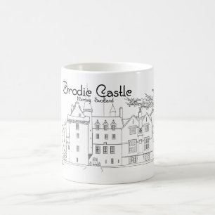 Caneca De Café Castelo Brodie, Moray, Escócia