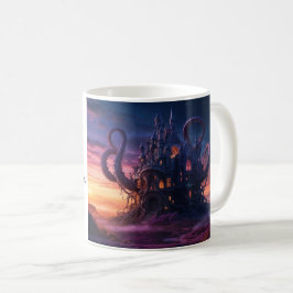 Caneca De Café Castelo Cósmico de Eons Long Past