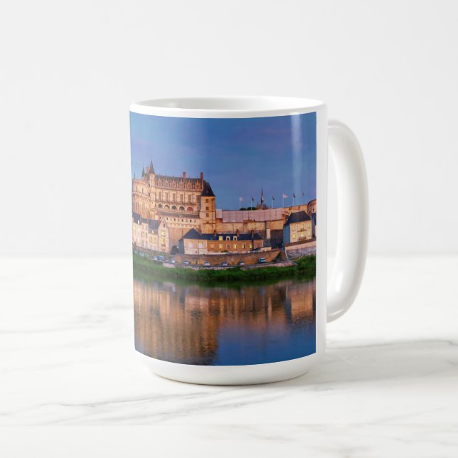 Caneca De Café Castelo de Amboise, Loire Valley, França (Frente Esquerda)