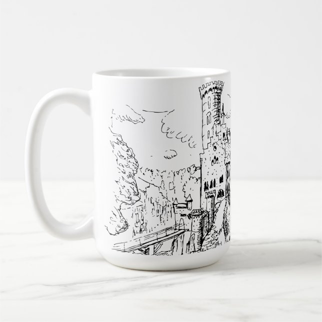 Caneca De Café Castelo de Lichtenstein (Esquerda)