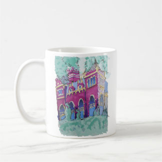 Caneca De Café Castelo de Púrpura Colorida em Budapeste