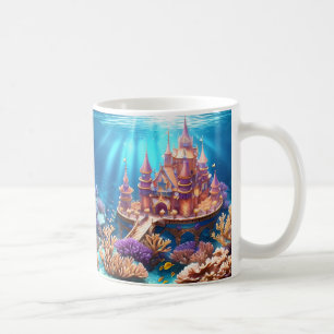 Caneca De Café Castelo do Reino Submarino