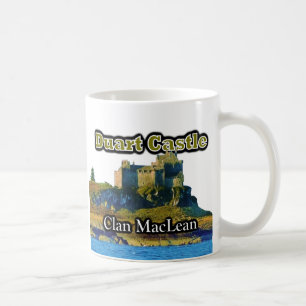 Caneca De Café Castelo escocês de MacLean Duart do clã