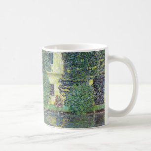 Caneca De Café Castelo Kammer no Attersee III de Gustav Klimt