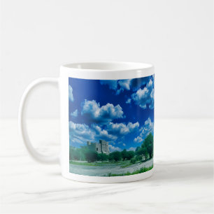 Caneca De Café Castelo majestoso do antigo Fujairah UAE