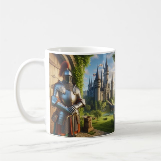 Caneca De Café Castle Guarda Mug (Esquerda)