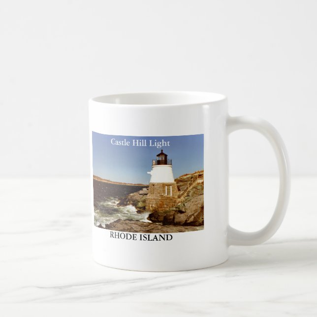 Caneca De Café Castle Hill Light, Rhode Island Mug (Direita)