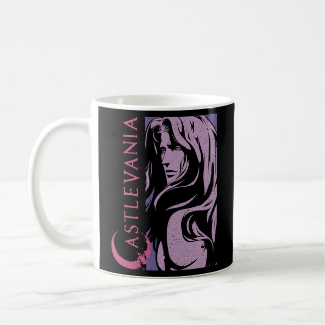Caneca De Café Castlevania Alucard - retrato escuro (Esquerda)